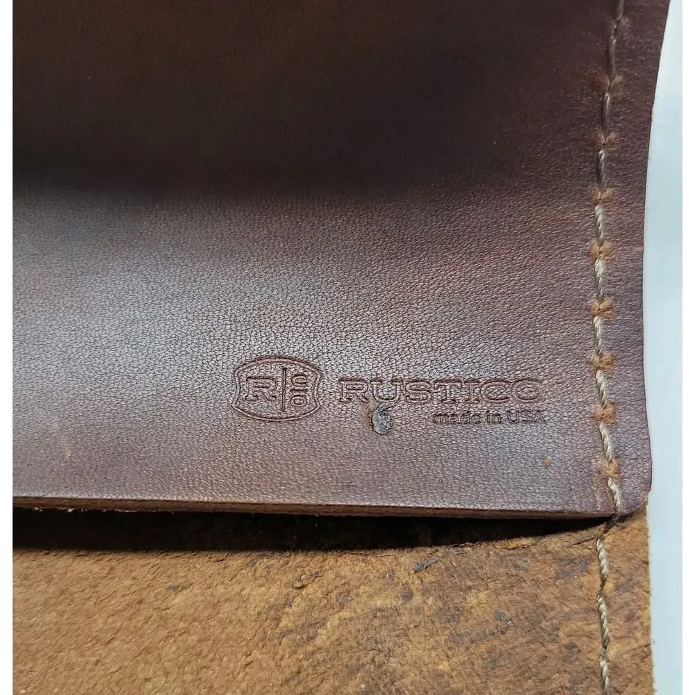 Rustico Saddle Leather Sidekick Organizer Bag Roll